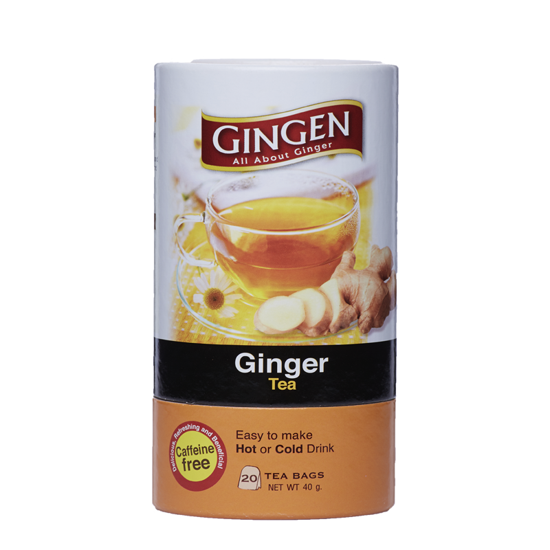 “GINGEN” Ginger Tea 100 (Tea Bag) (40 G) จินเจน