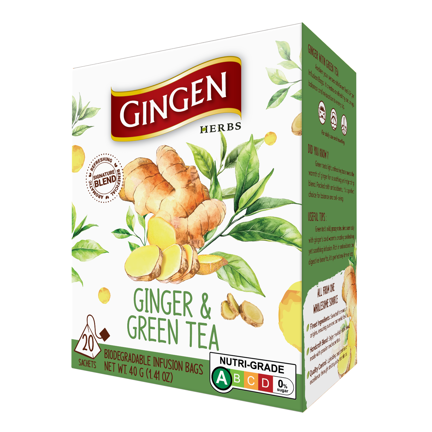 Green Tea_2 - น้ำขิง